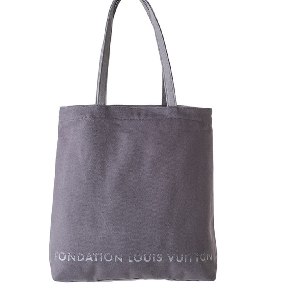 Fondation LV Canvass Gray Tote Bag